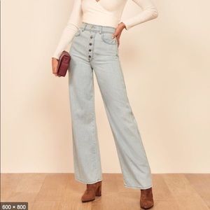 The reformation Olive Jeans